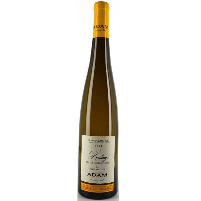 ADAM Alsace Grand Cru Riesling Wineck Schlossberg Cuvee 2014 baltasis vynas, Prancūzija